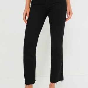 MOTHER Hustler Ankle Fray Black Jeans - Size 27